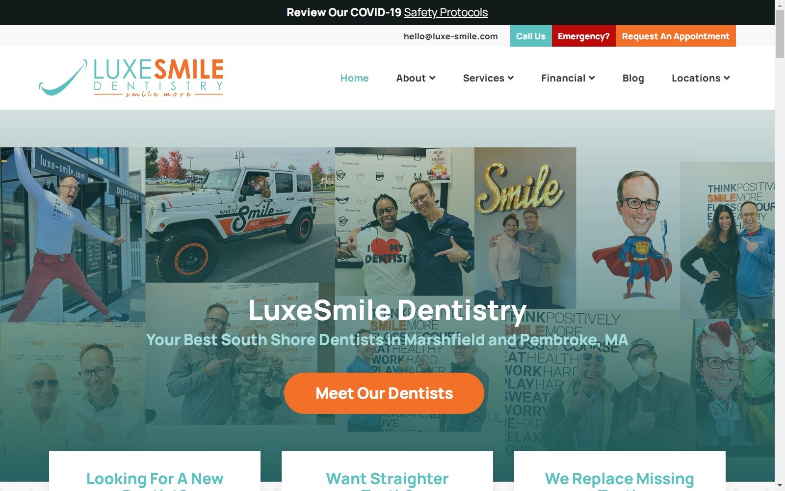 luxe-smile.com screenshot