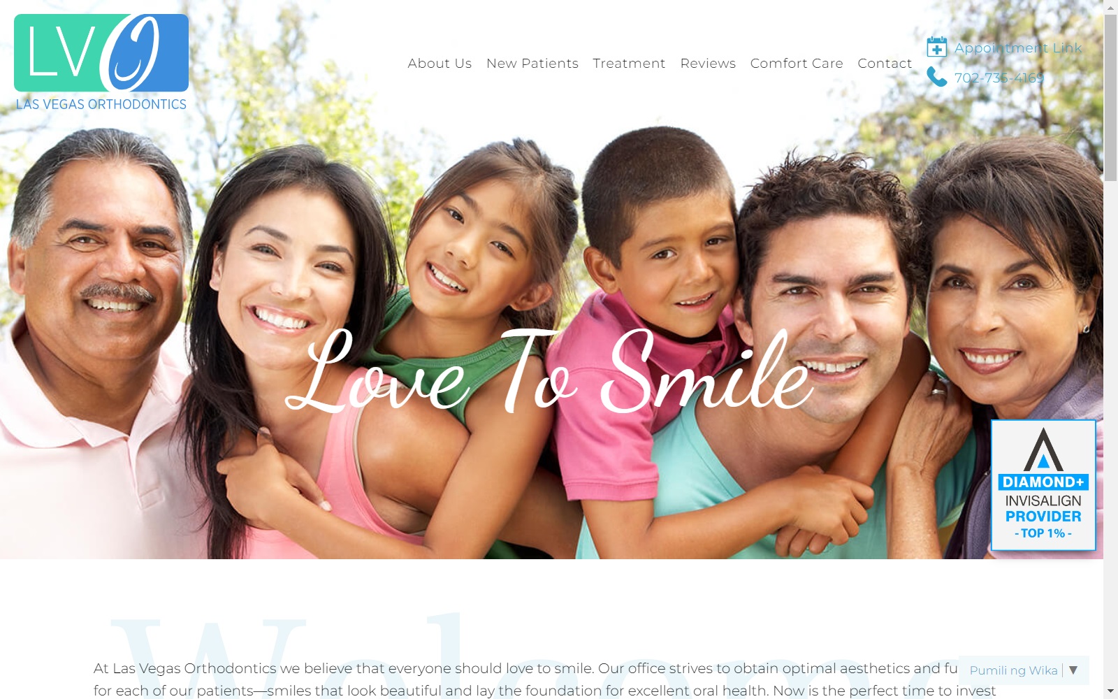 lvosmiles.com screenshot