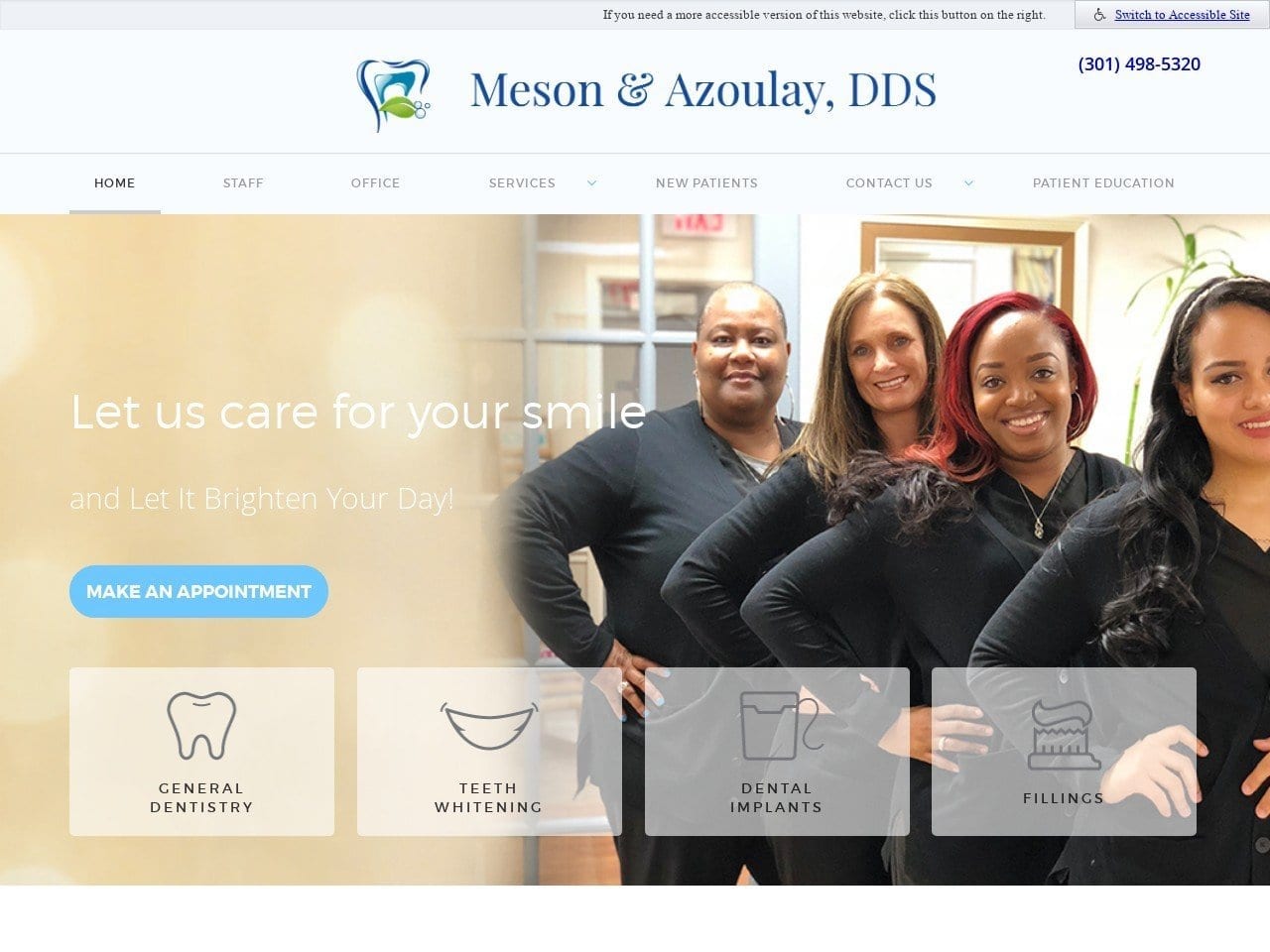 Maf Dental  Group Website Screenshot from mafdentalgroup.com