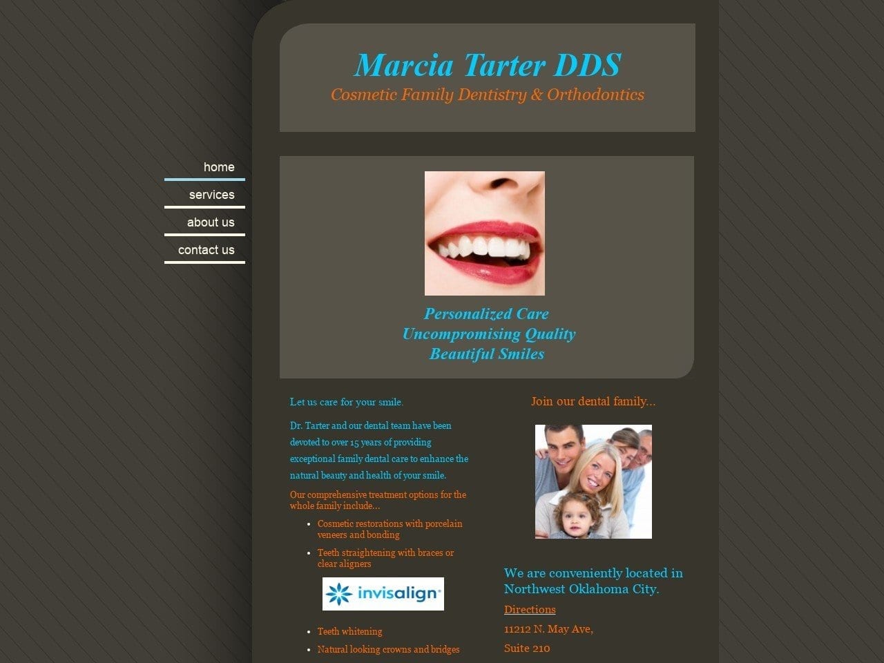 Tarter Marcia DDS Website Screenshot from marciatarterdds.com