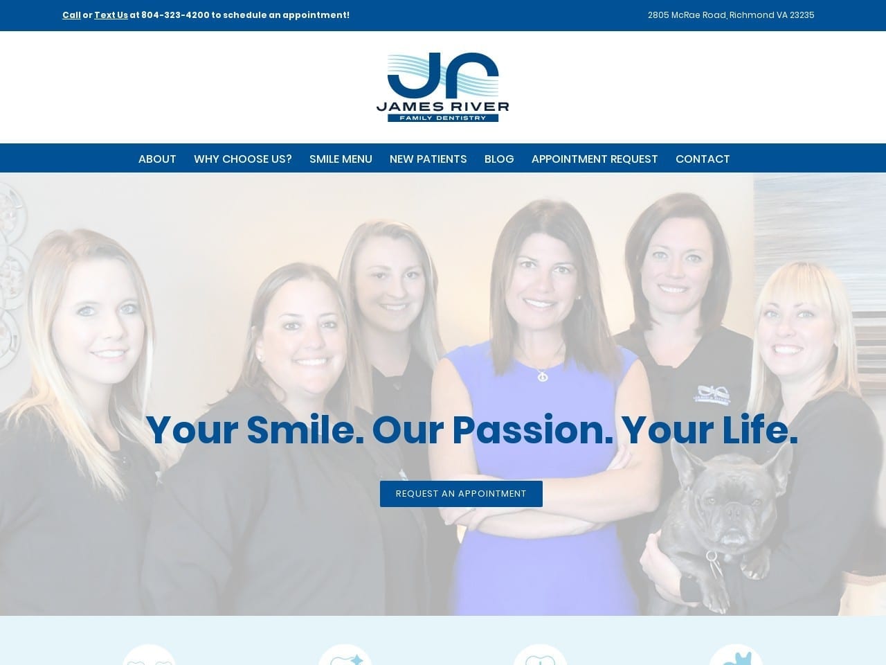 Marcimorris Dds Website Screenshot from marcimorrisdds.com