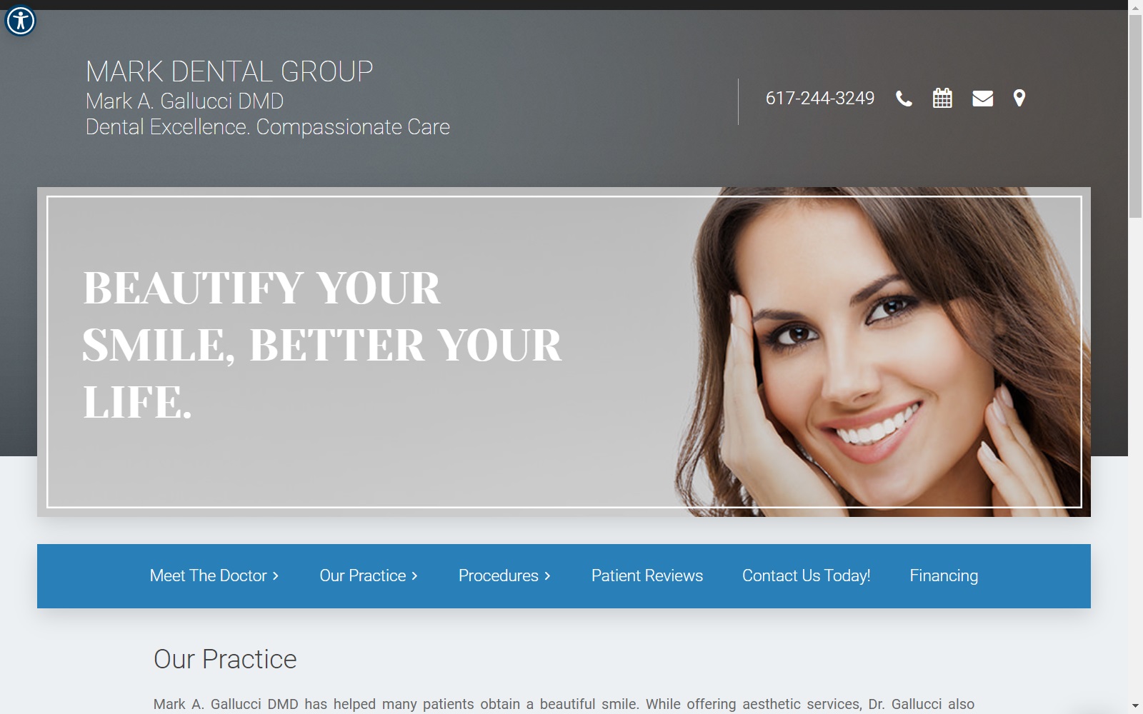 markdental.com screenshot