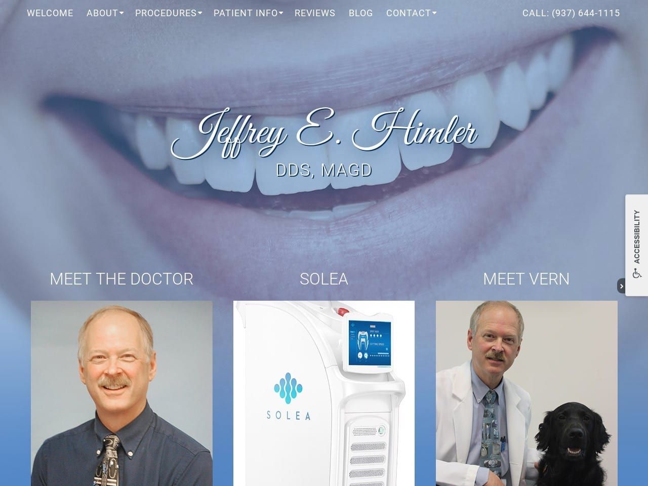 Marysville Dentistry Website Screenshot from marysvilledentistry.com