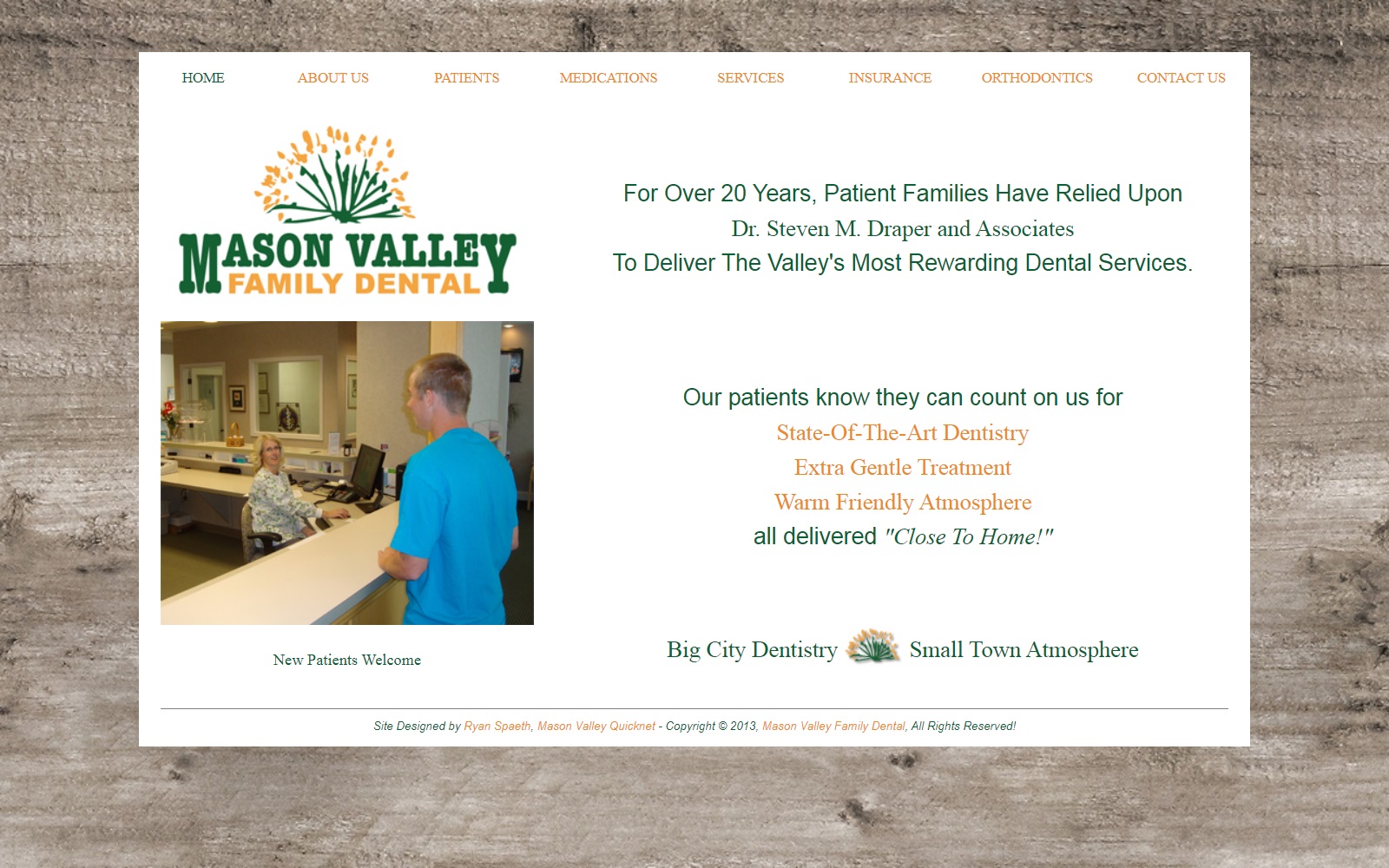 masonvalleyfamilydental.com screenshot