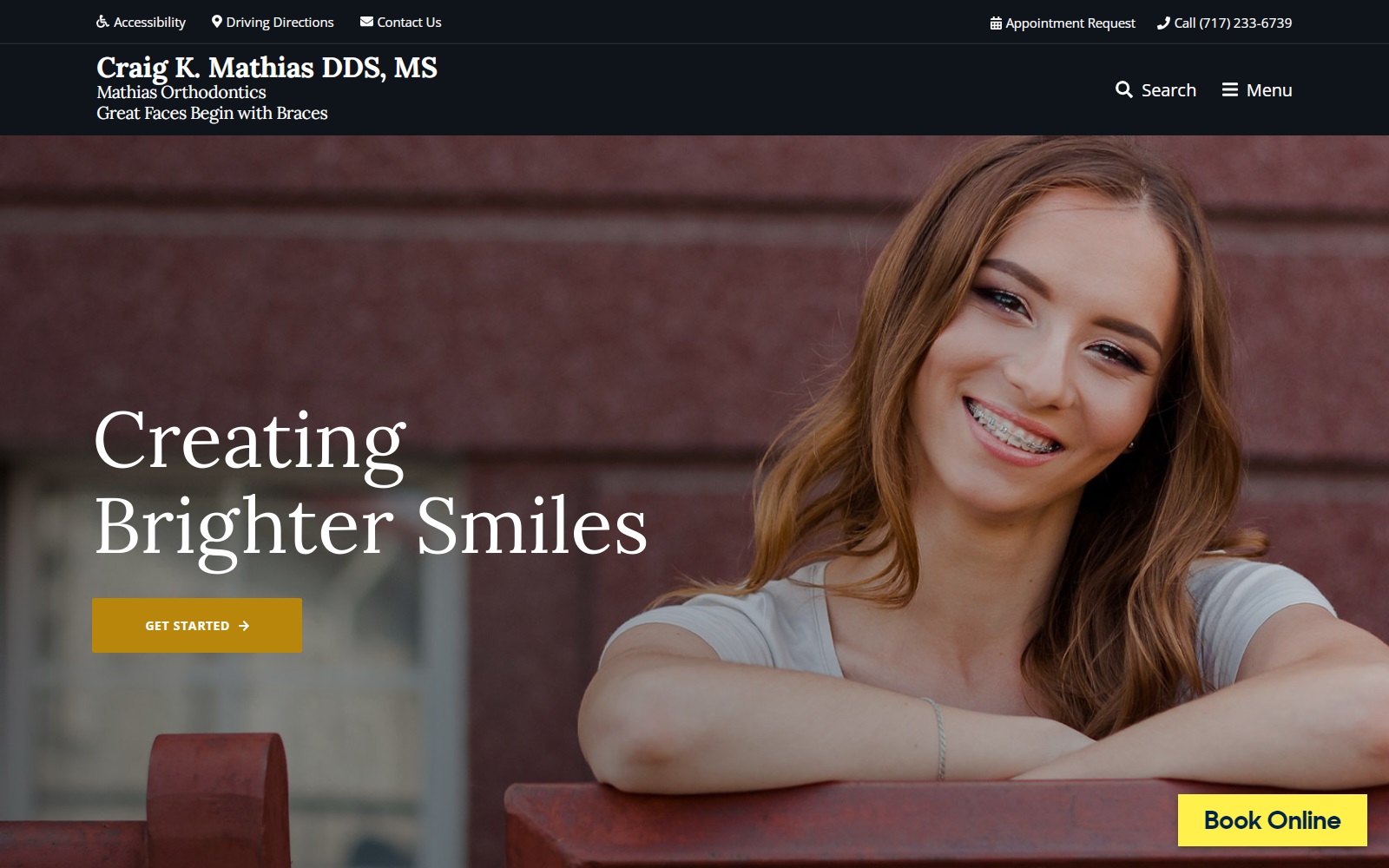 mathiasorthodontics.com screenshot