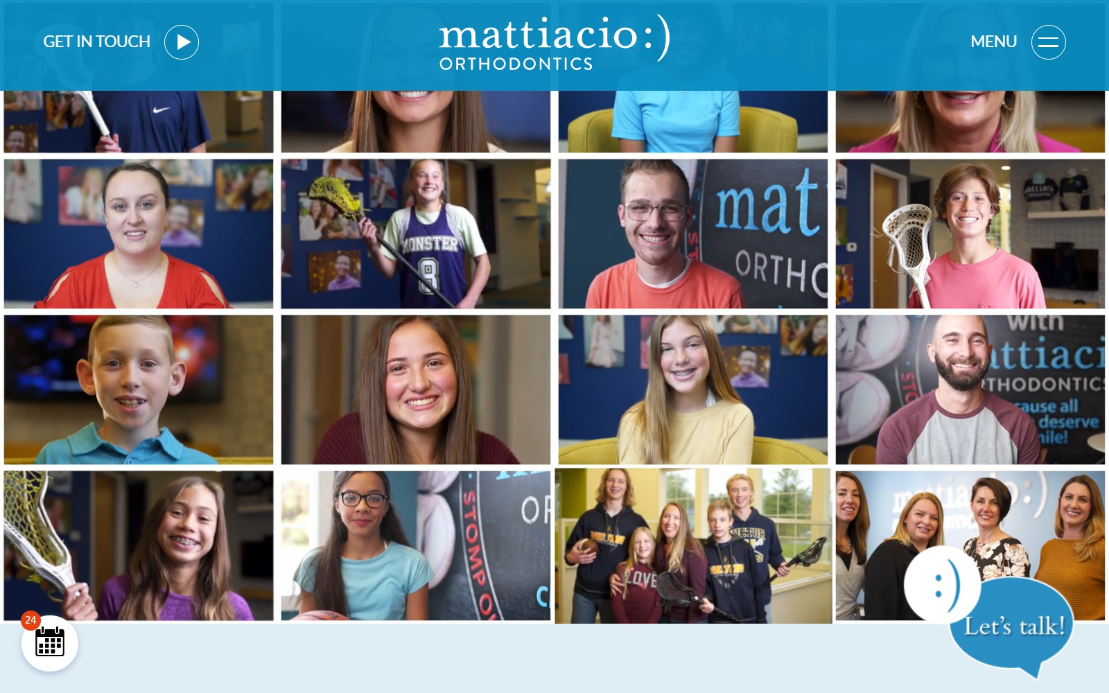 mattiacioortho.com screenshot