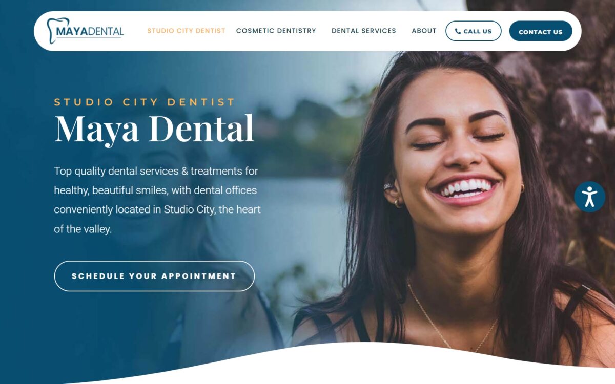 mayadental.com screenshot