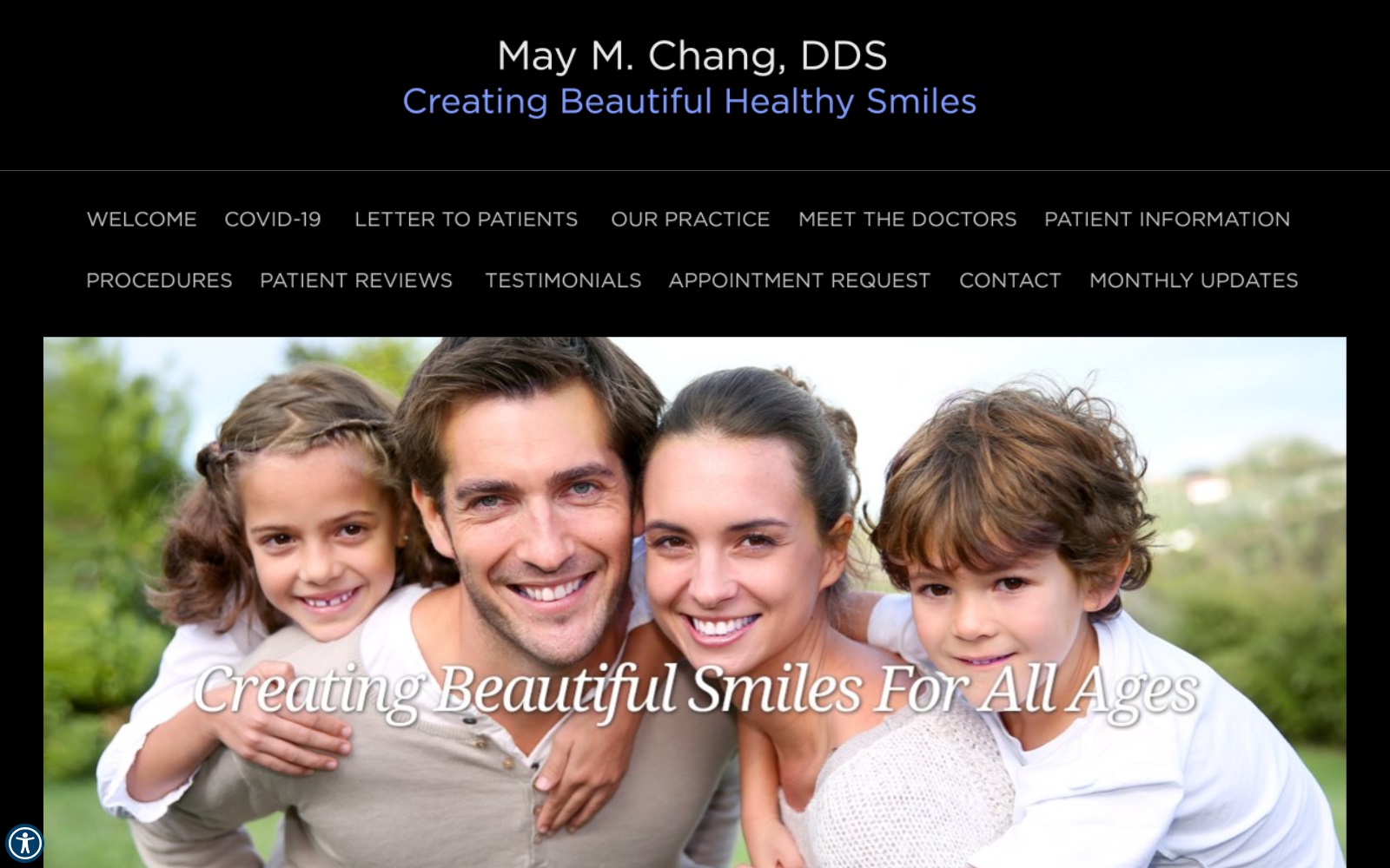 maychangdds.com screenshot