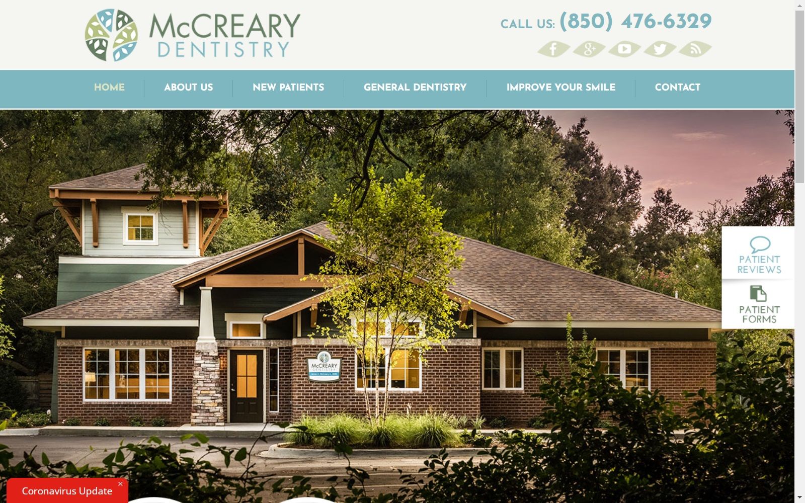 mccrearydentistry.com screenshot