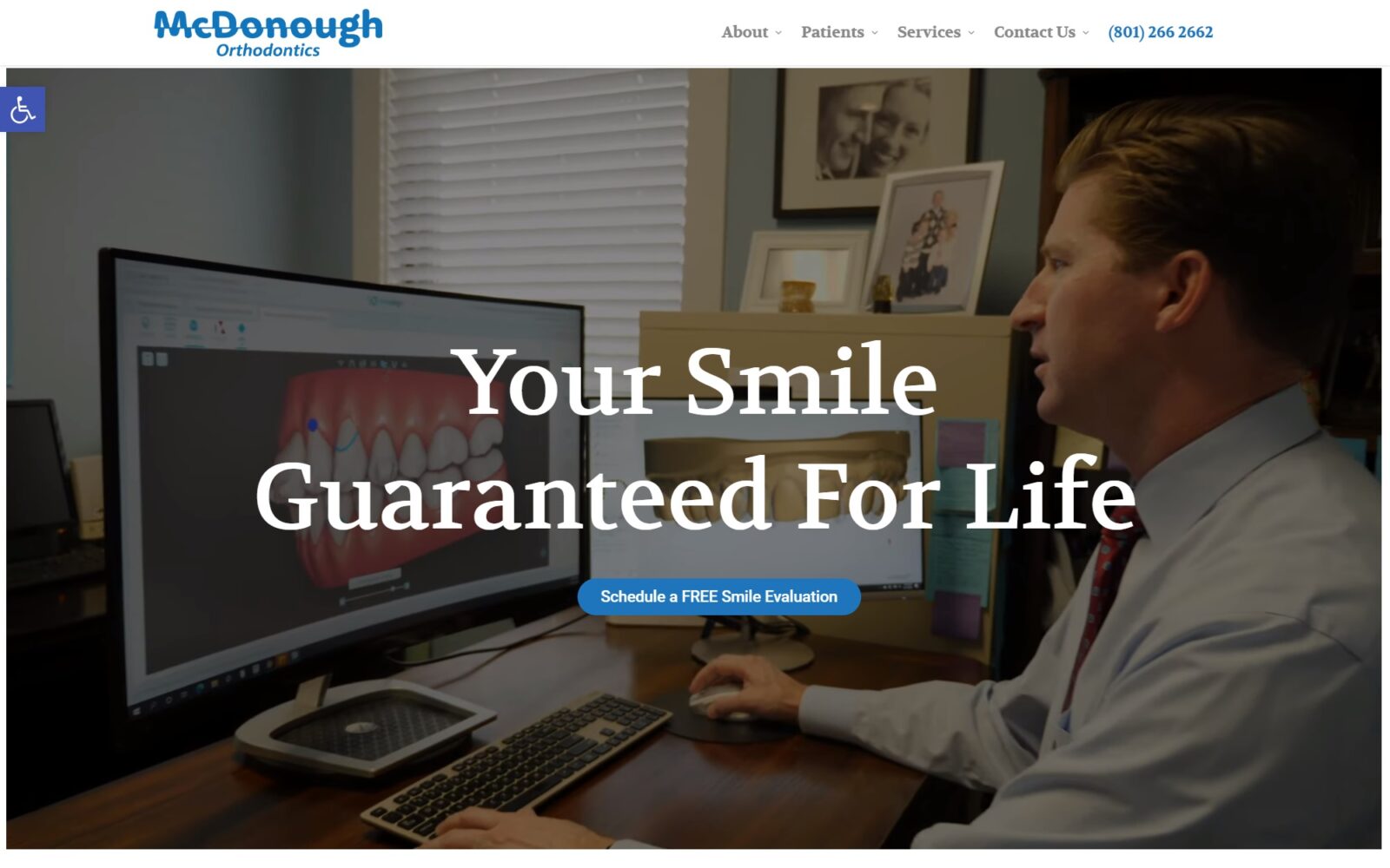 mcdonoughortho.com screenshot