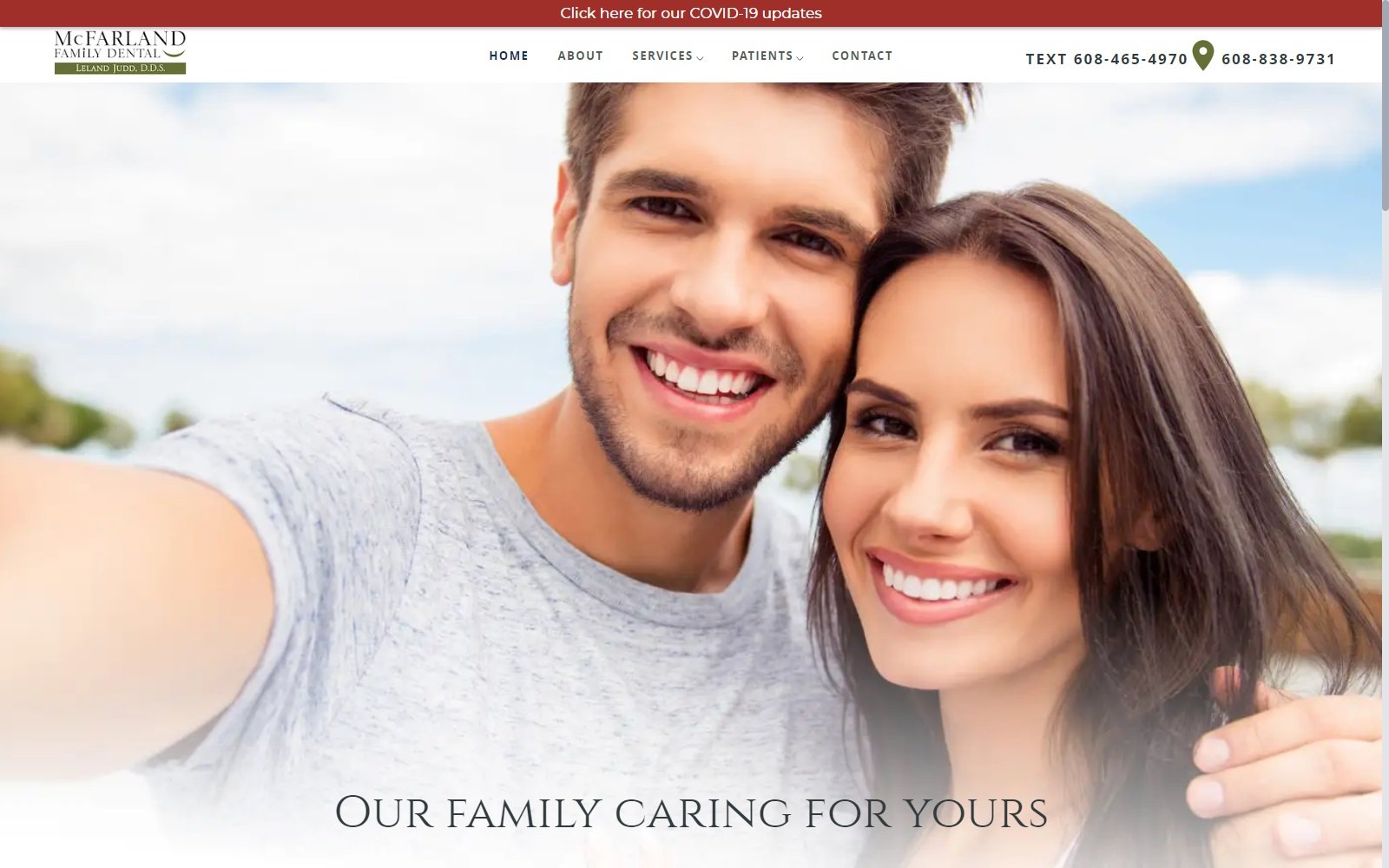 mcfarlanddental.com screenshot