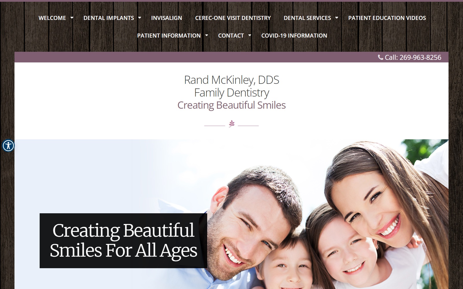 mckinleydentistry.com screenshot