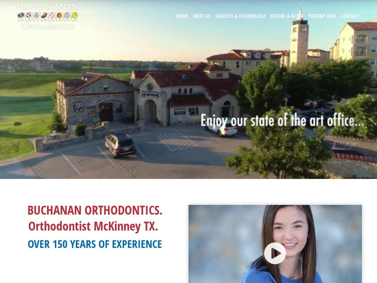 Dr Buchanan Orthodontics Buchanan Jennifer S DDS Website Screenshot from mckinneybraces.com