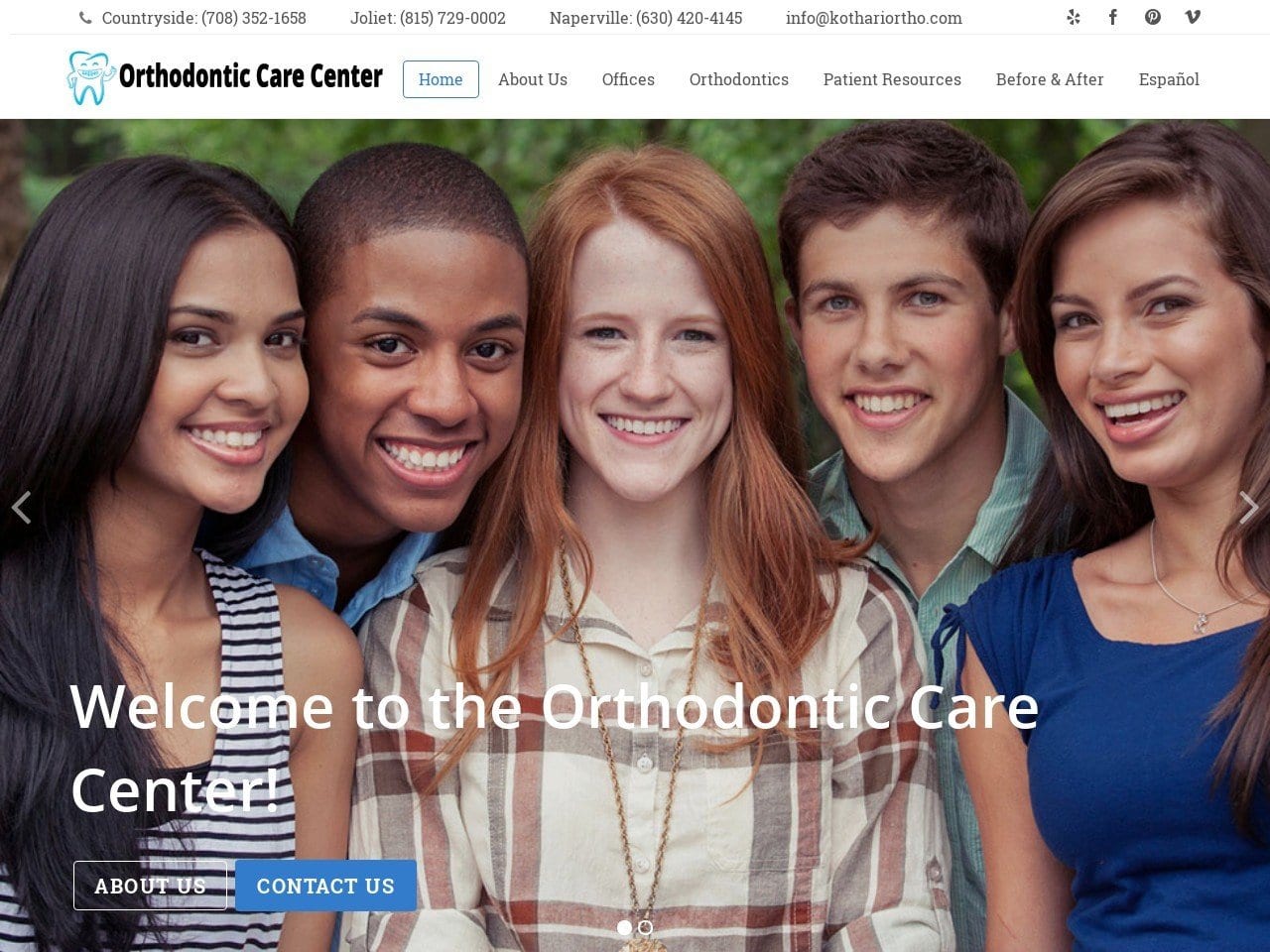 McMullen Orthodontics Website Screenshot from mcmullenorthodontics.com