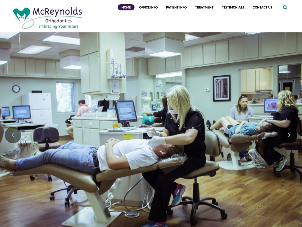 Mc Reynolds Orthodontics Pa Mc Reynolds Russ DDS Website Screenshot from mcreynoldsortho.com