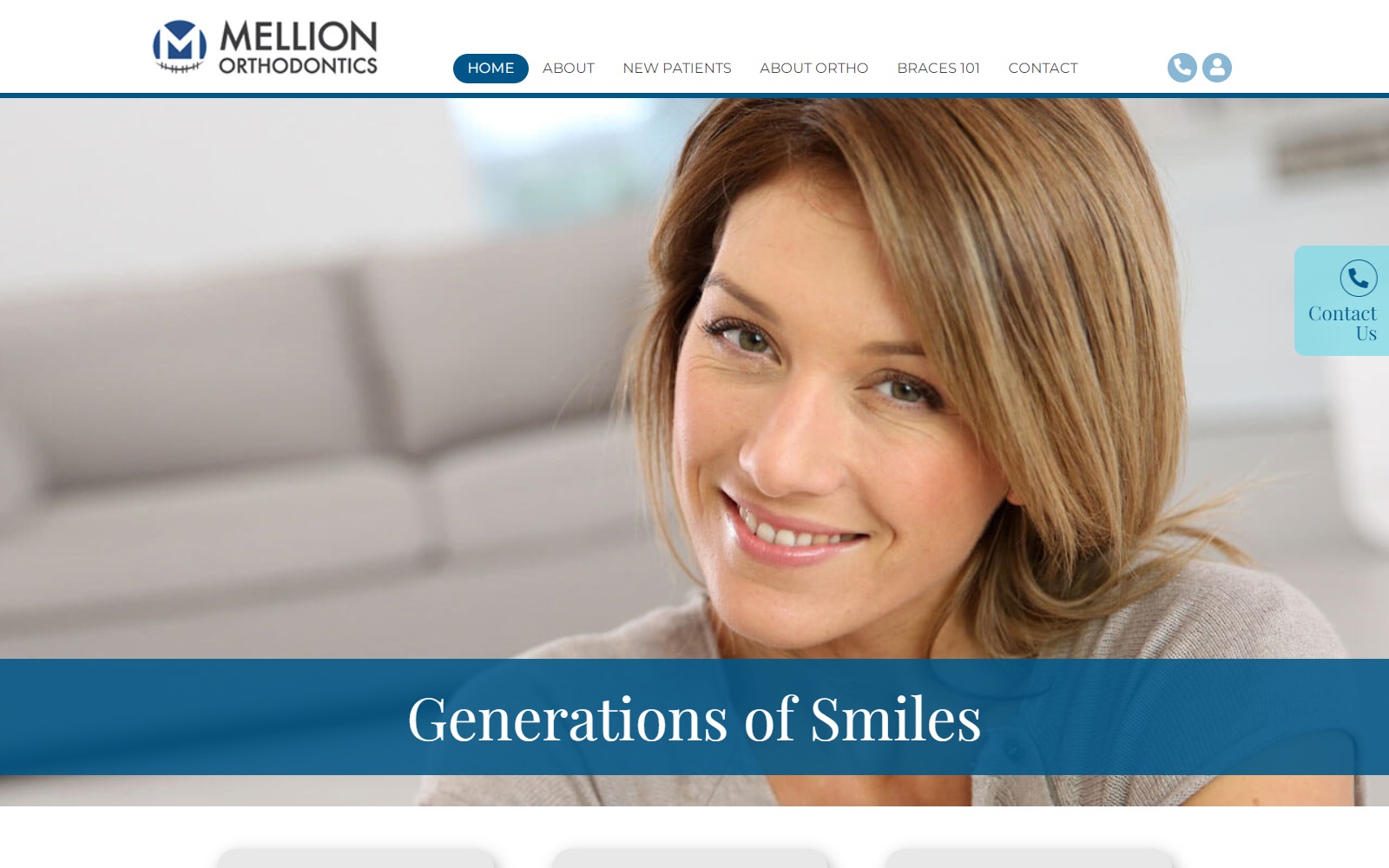 mellionorthodontics.com screenshot