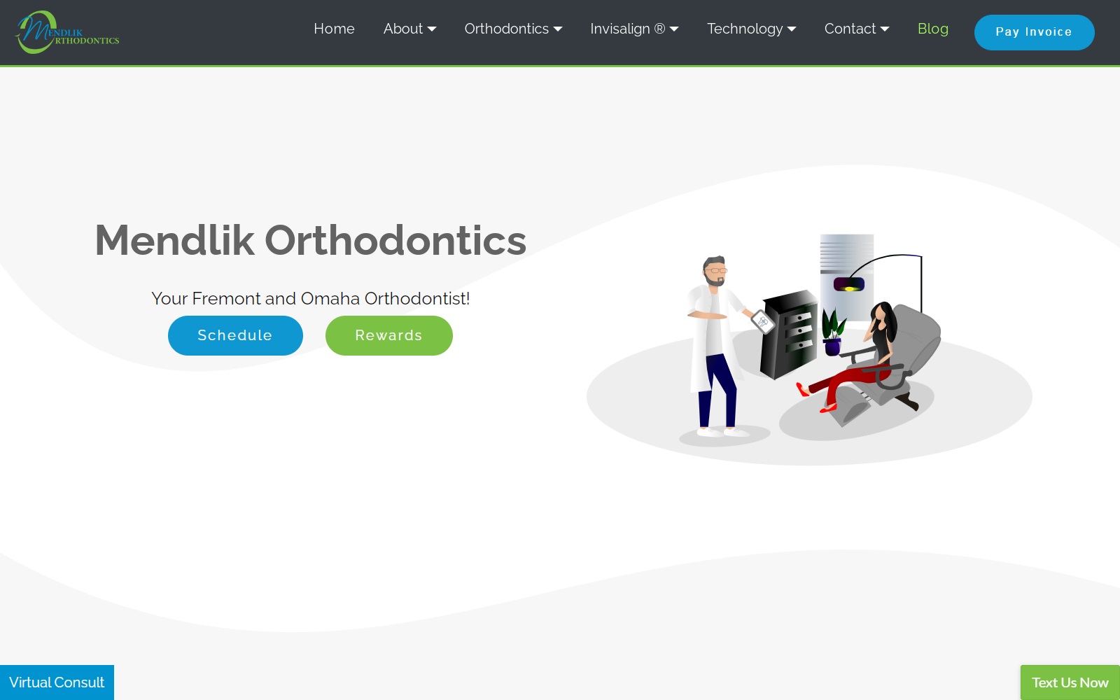 mendlikortho.com screenshot