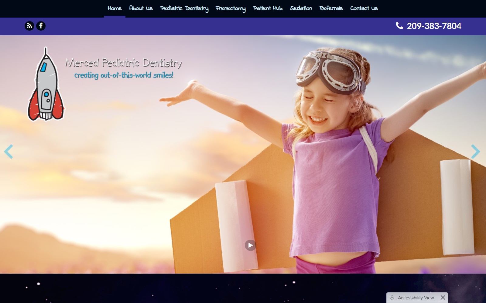 mercedpediatricdentistry.com screenshot