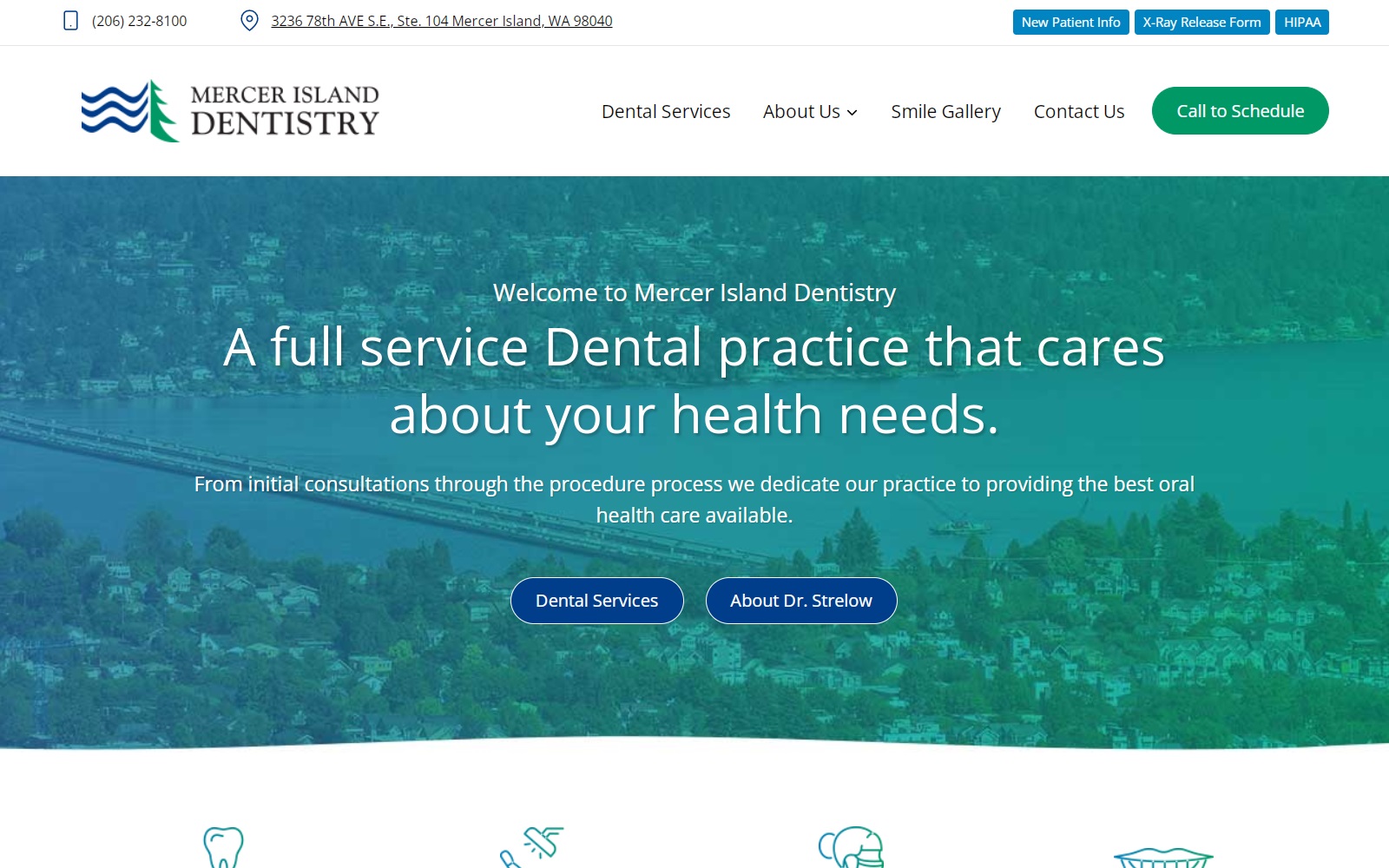 mercerislanddentistry.com screenshot