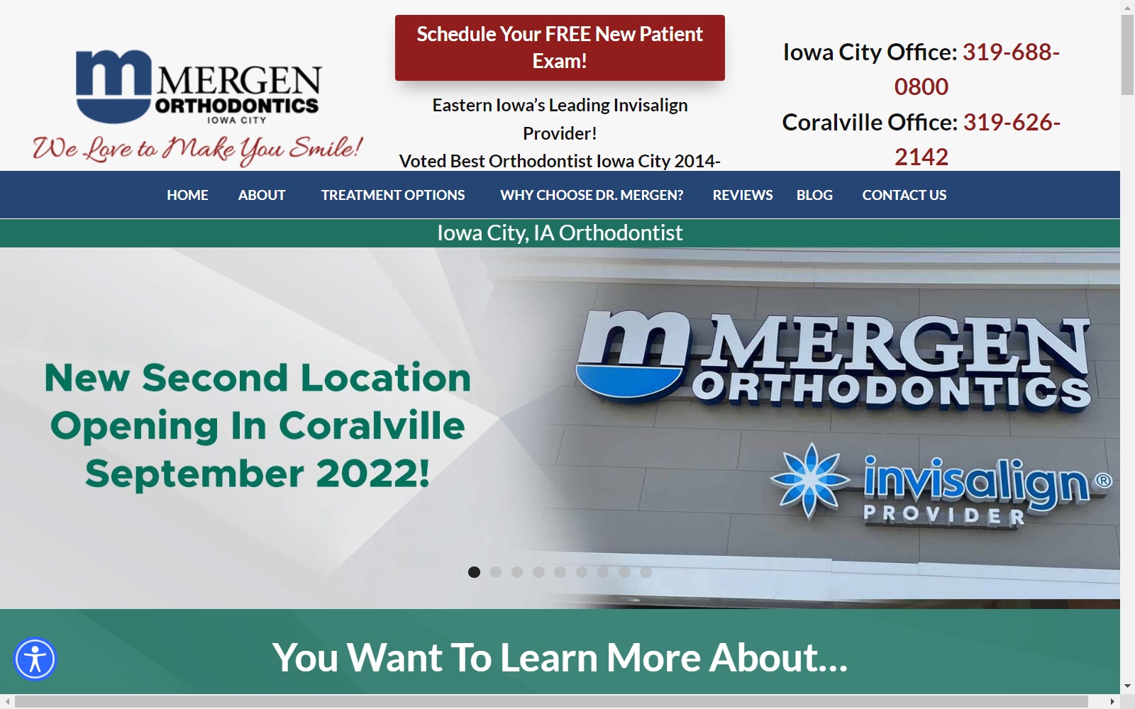 mergenorthodontics.com screenshot