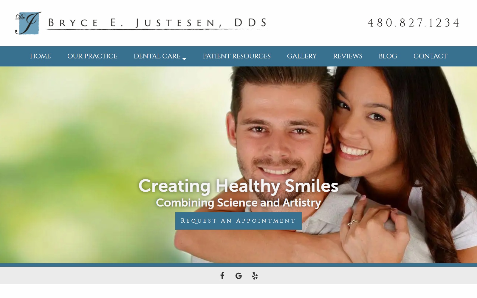 mesaazdental.com screenshot