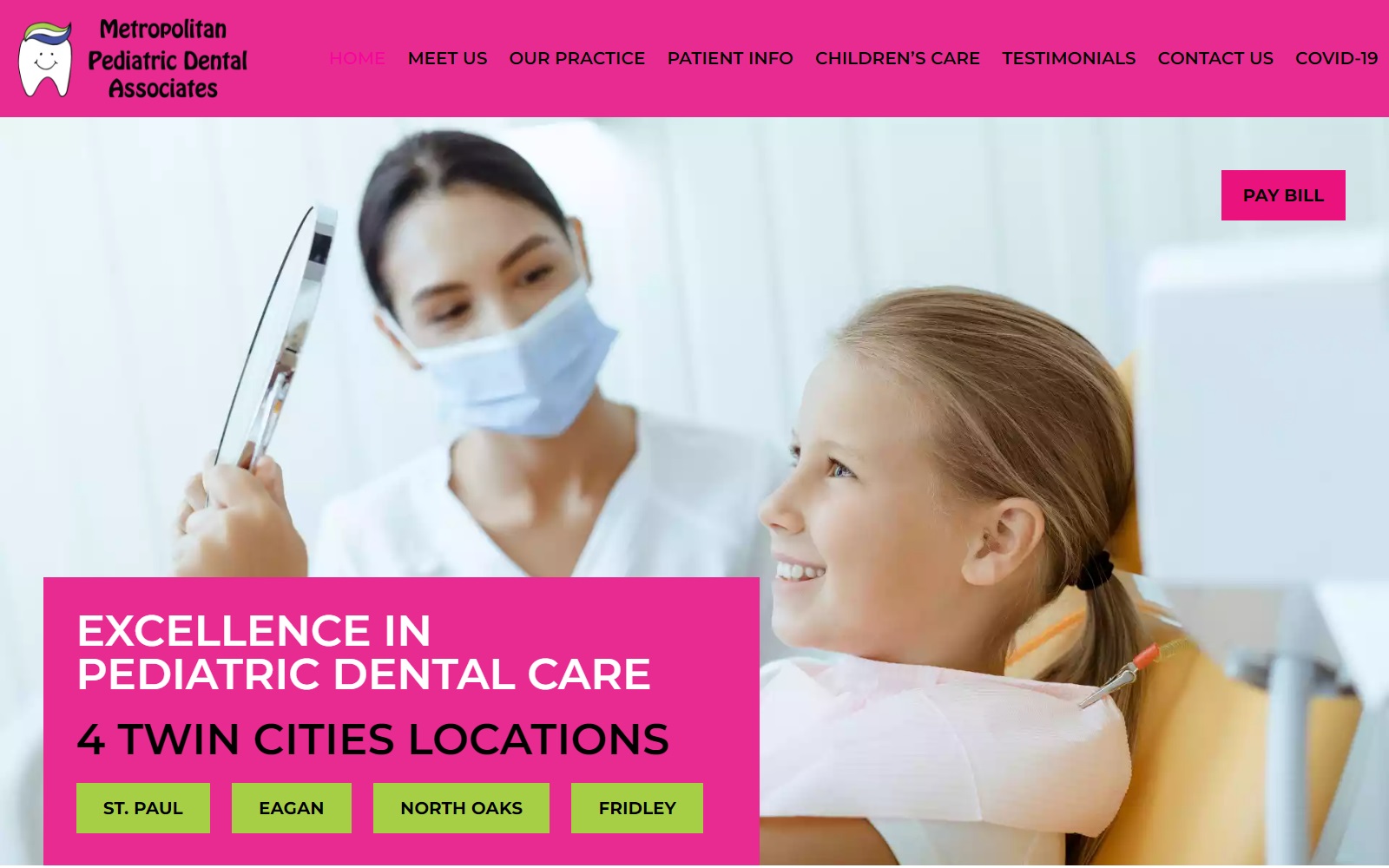 metropediatricdental.com screenshot