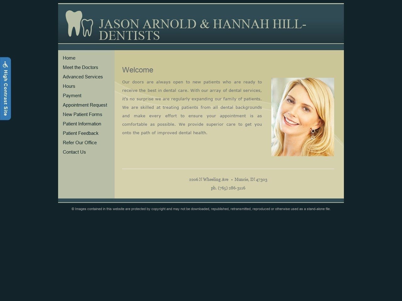 Dr. Jason Arnold Website Screenshot from mfdci.com