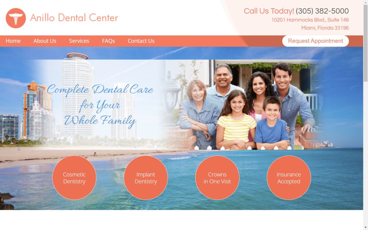 miamifldentist.com screenshot