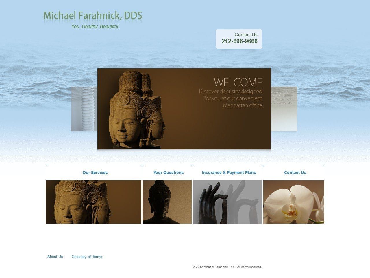 Farahnick Michael DDS Website Screenshot from michaelfarahnick.com