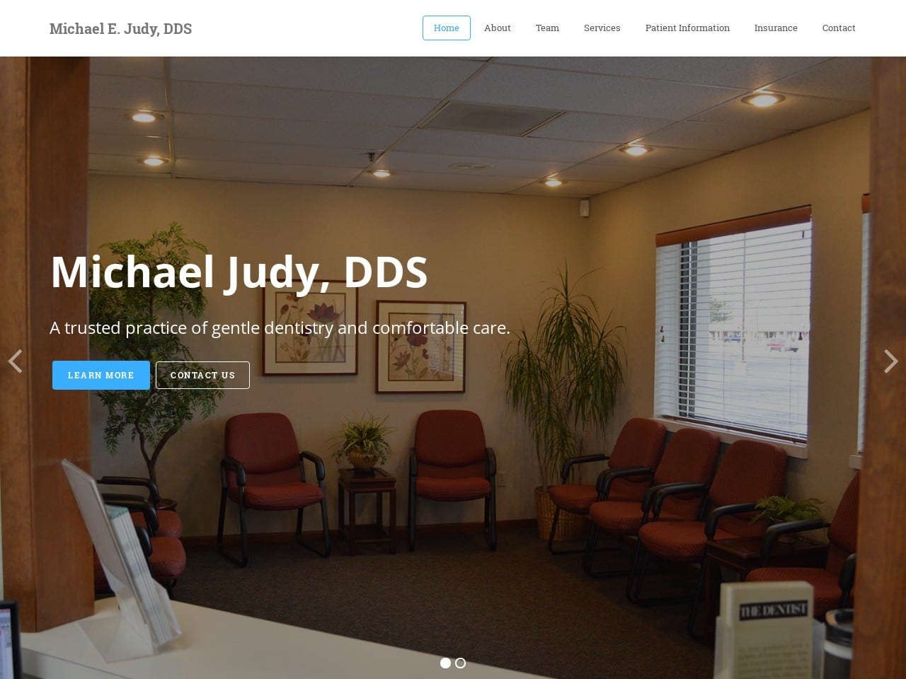 Michaeljudy Dds Website Screenshot from michaeljudydds.com