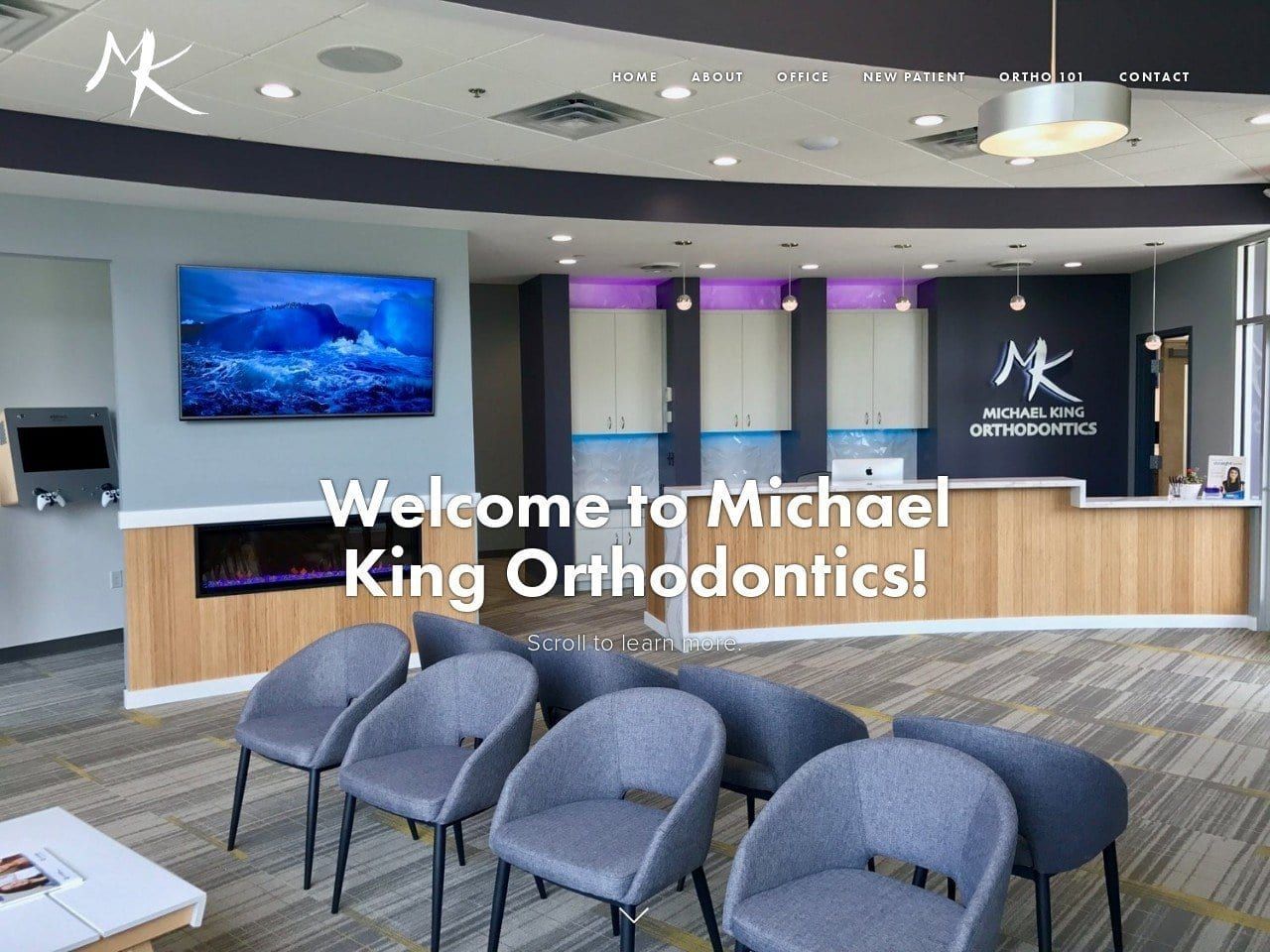 King Orthodontics Website Screenshot from michaelkingorthodontics.com