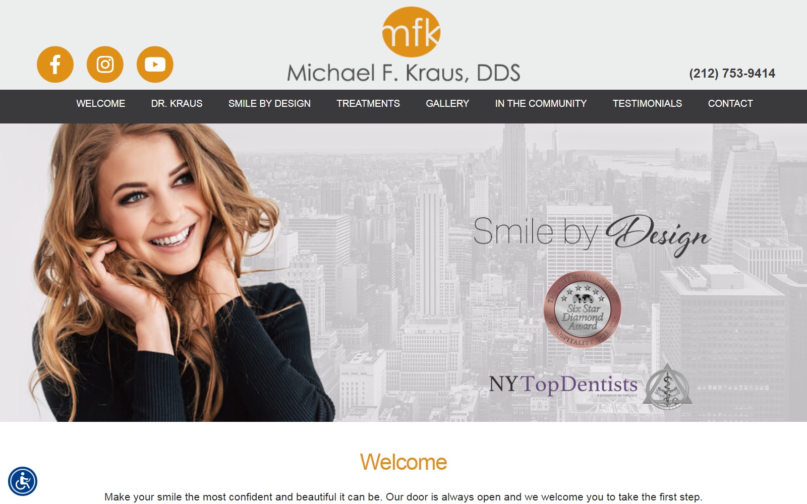 michaelkrausdds.com screenshot