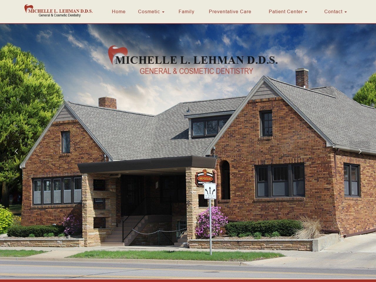 Lehman Michelle L DDS Website Screenshot from michellellehmandds.com