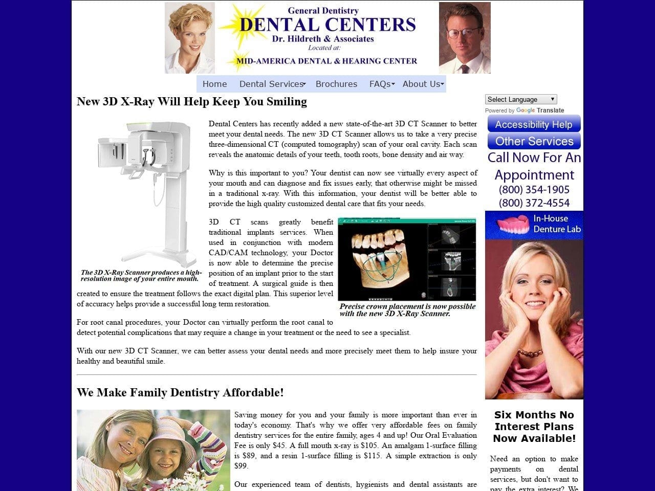 Mid Website Screenshot from midamericadental.com