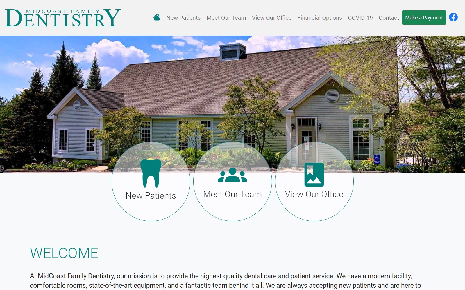 midcoastfamilydentistry.com screenshot