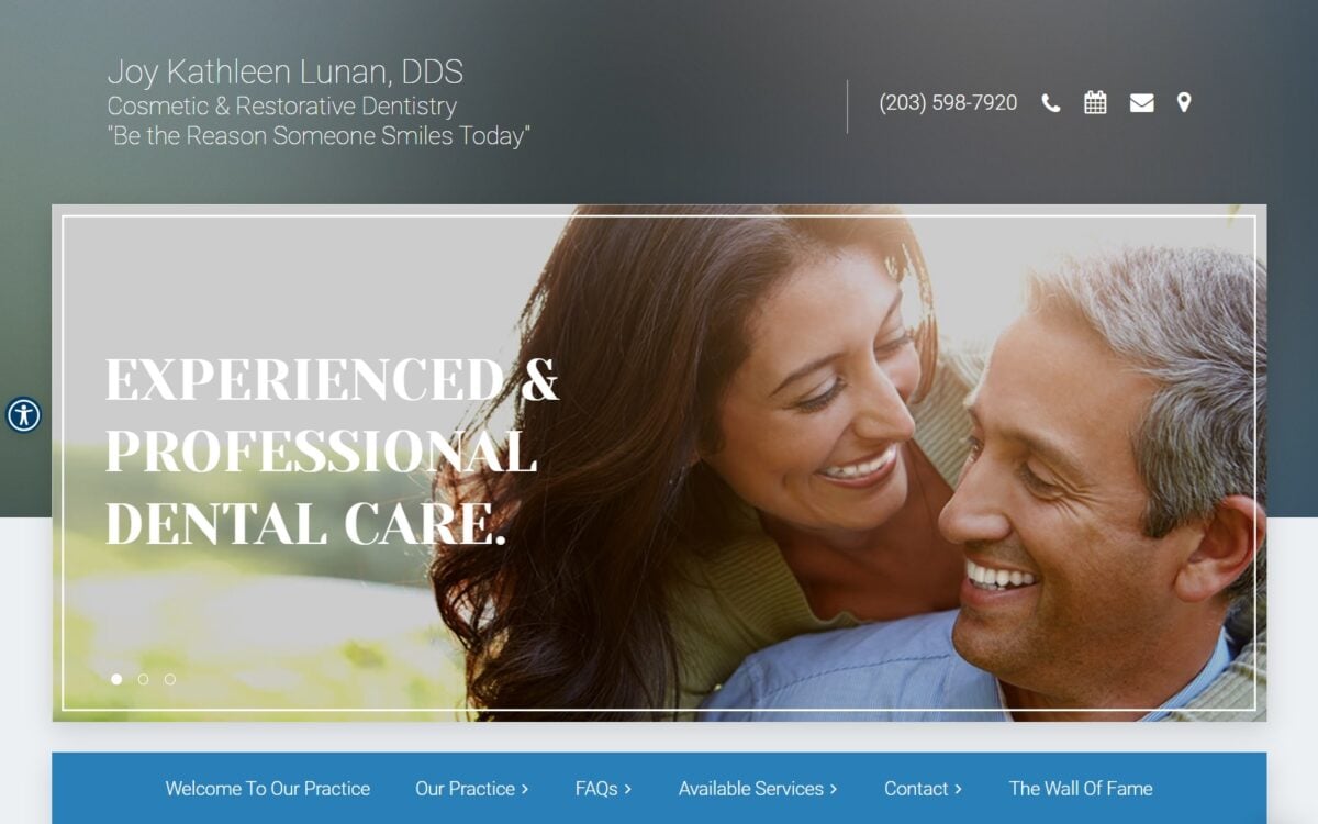 middleburydentist.com screenshot