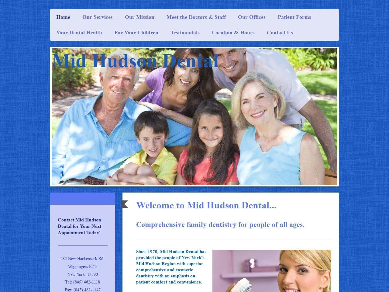 Mid Website Screenshot from midhudsondental.com