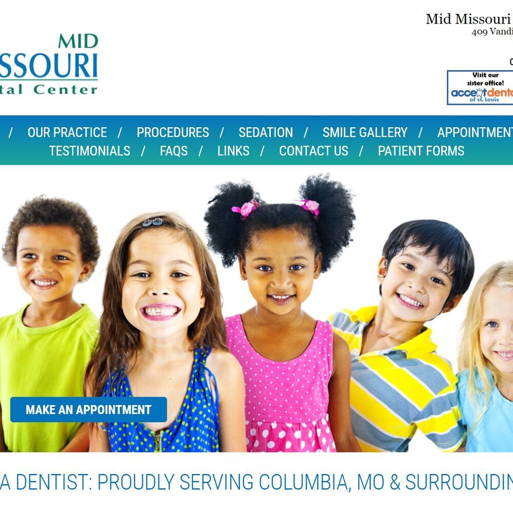 midmissouridentalcenter.com screenshot