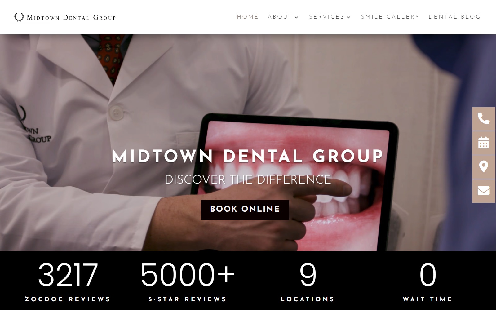 midtowndentalgroup.com screenshot