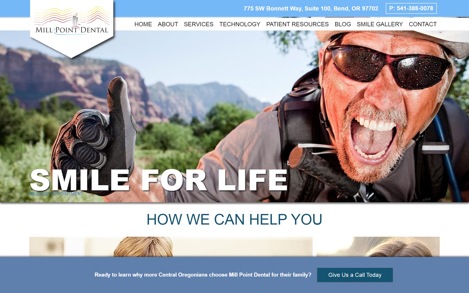 millpointdentalcenter.com screenshot