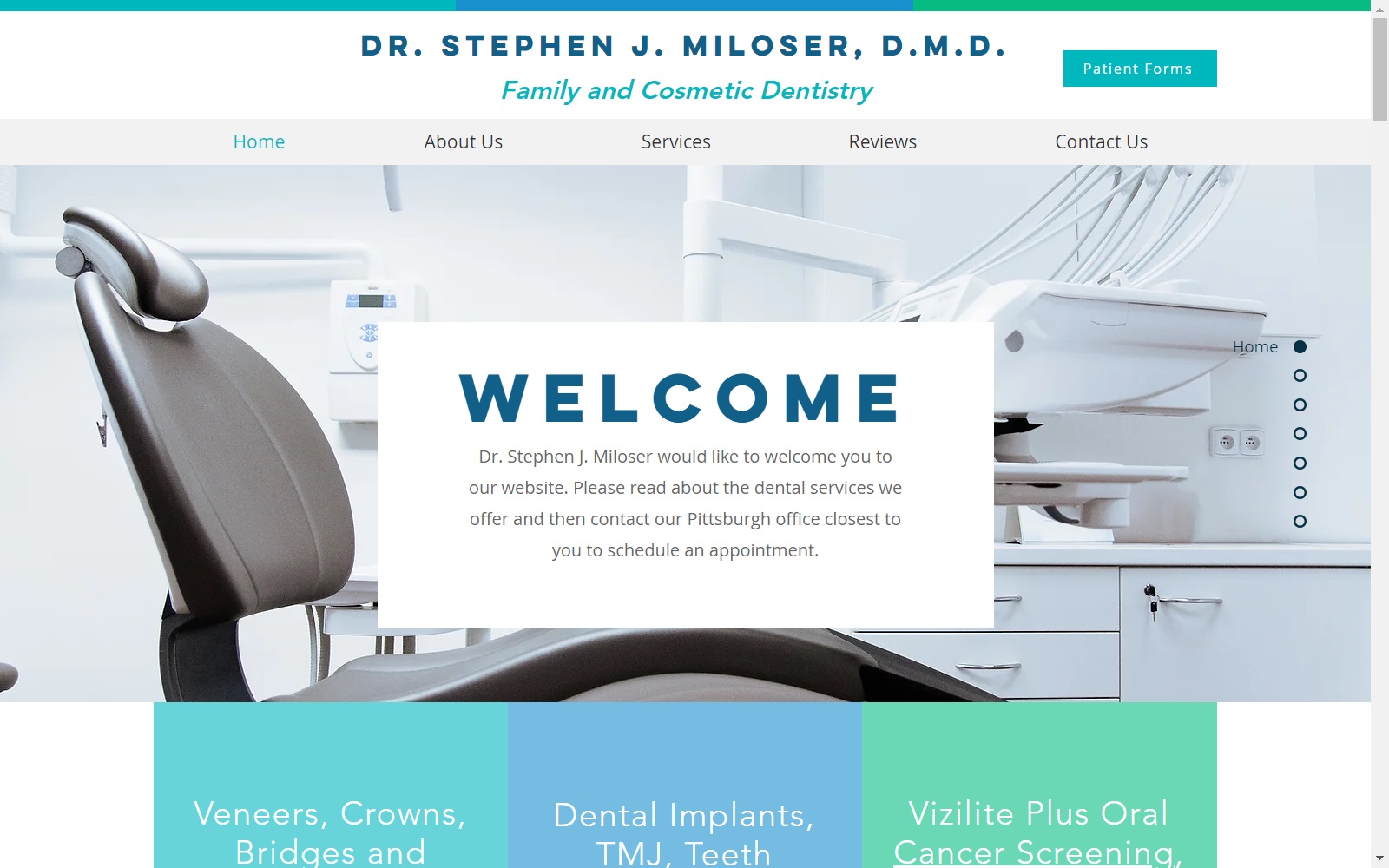 miloserdentistry.com screenshot