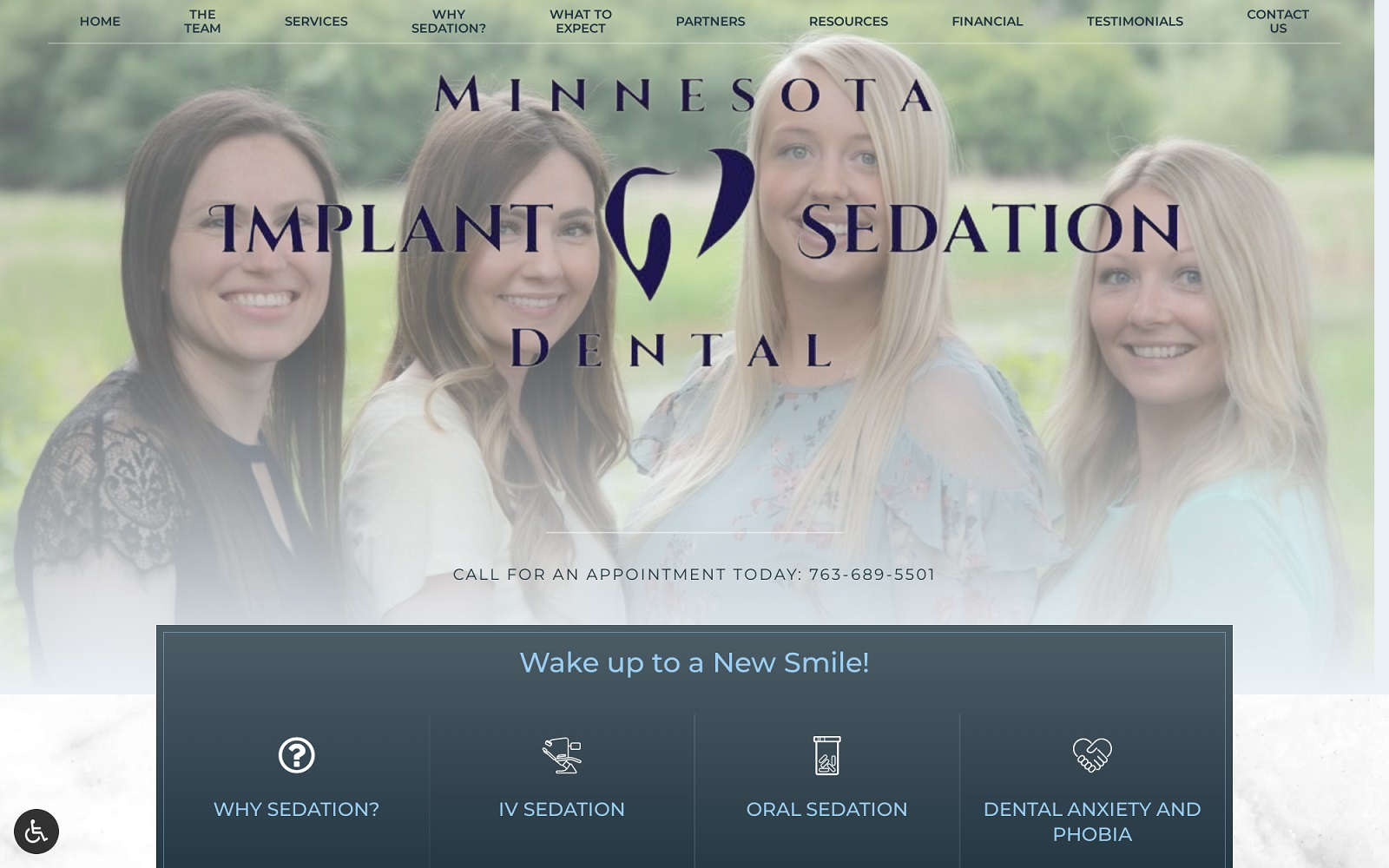 minnesotasedationdental.com screenshot