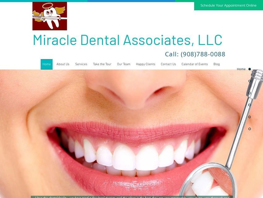 Miracle Dental Associates LLC/ Dr.Steven Yee DDS Website Screenshot from miracledentalcare.com