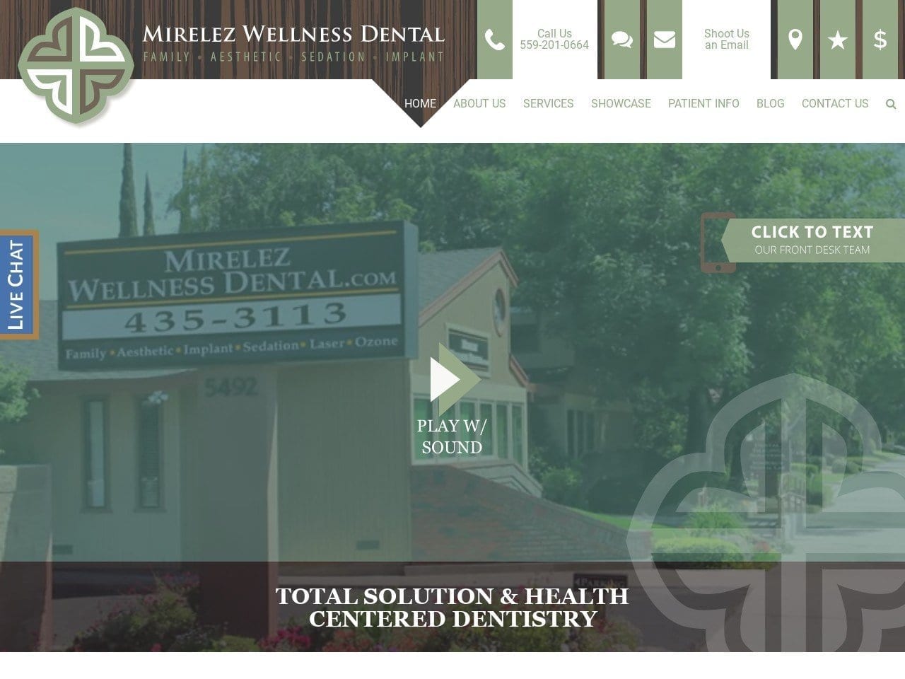 Dr. Jose A. Mirelez DDS Website Screenshot from mirelezdental.com