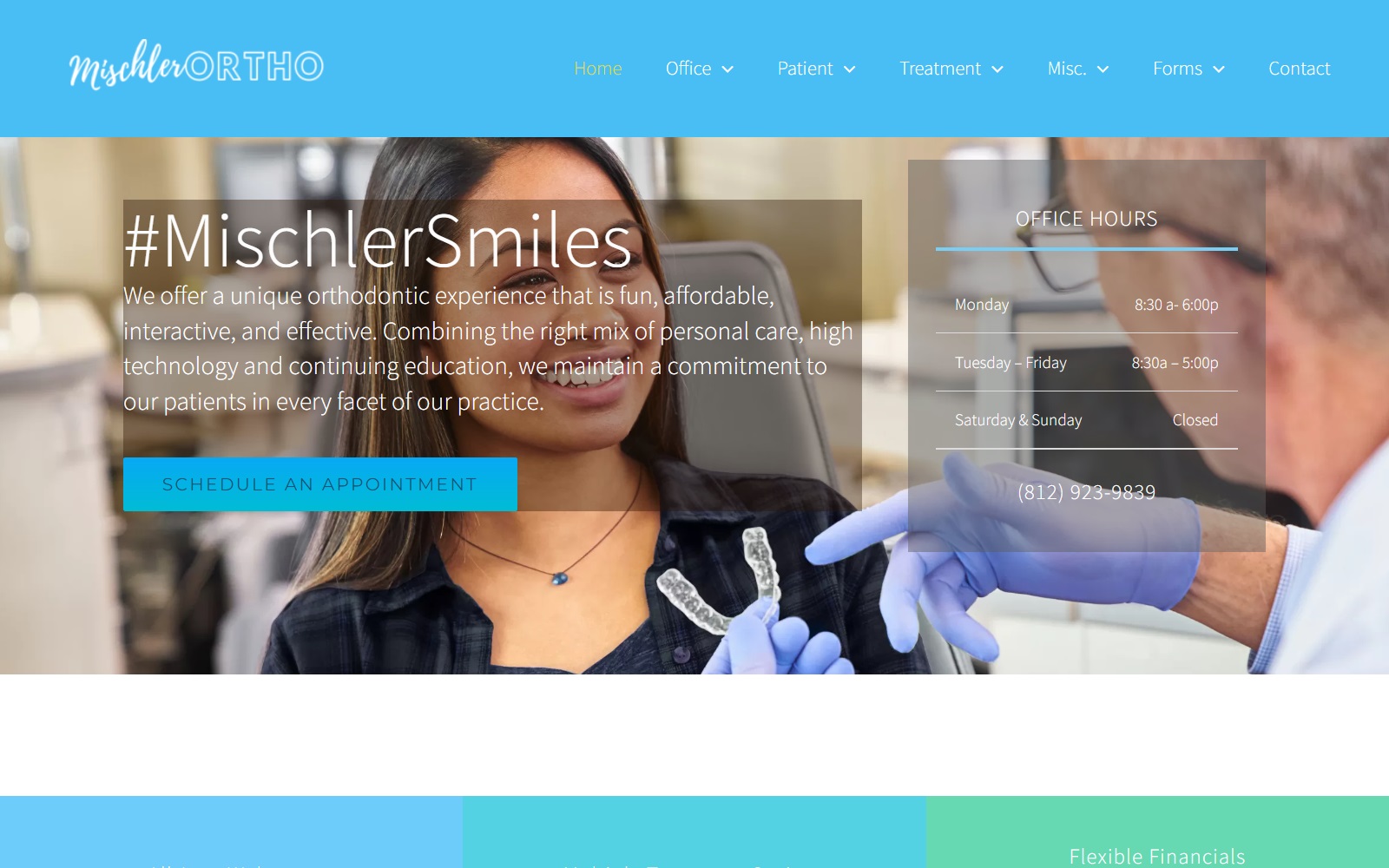 mischlerortho.com screenshot