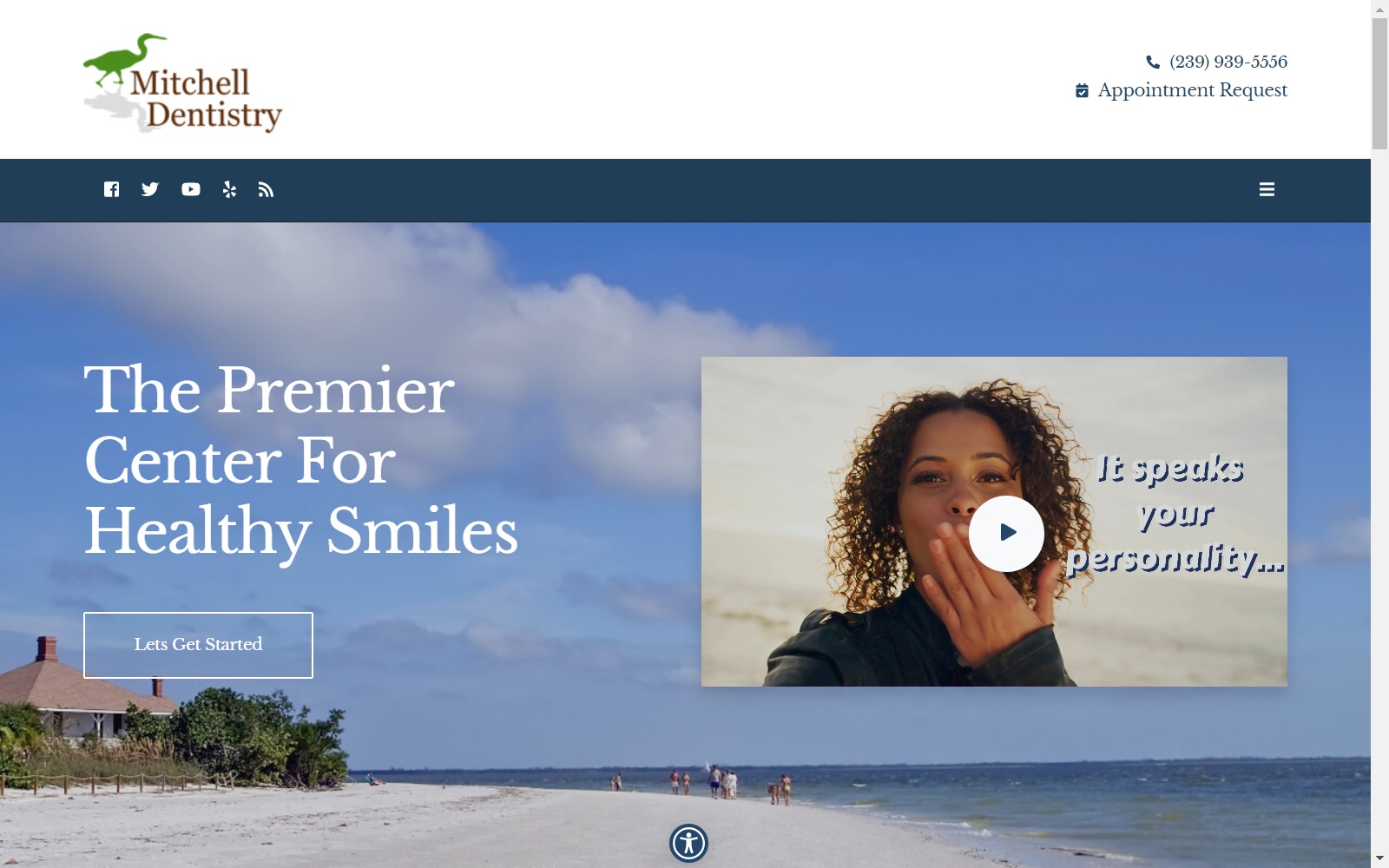 mitchelldentist.com screenshot