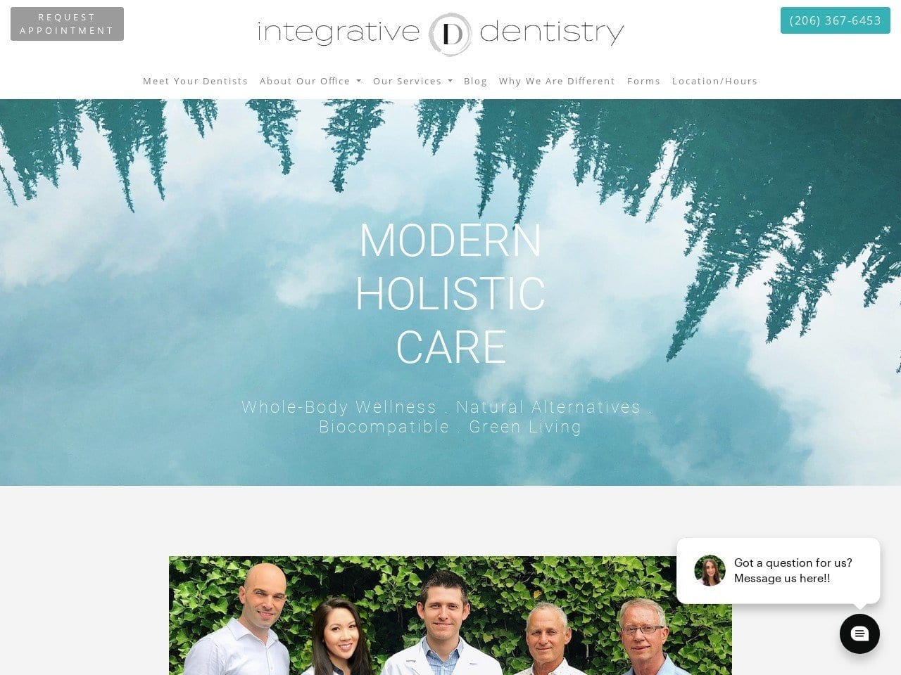 Integrative Dentist Website Screenshot from mitchmarderdds.com