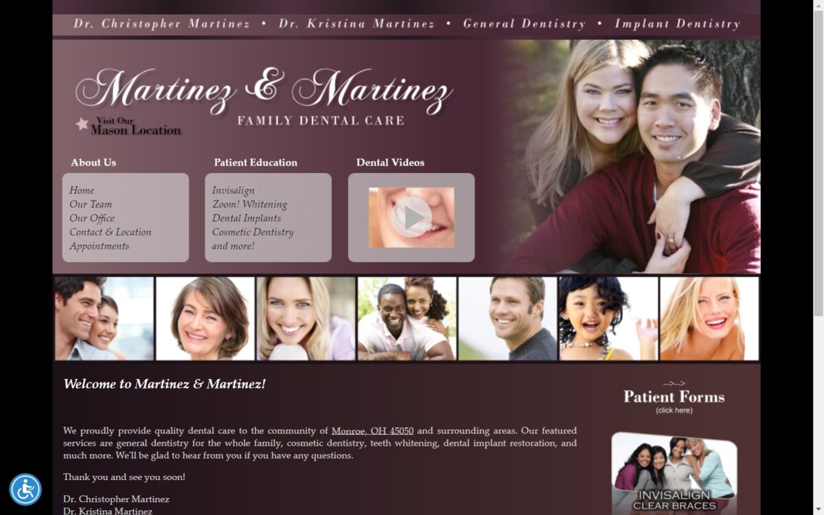 monroe-dentistry.com screenshot