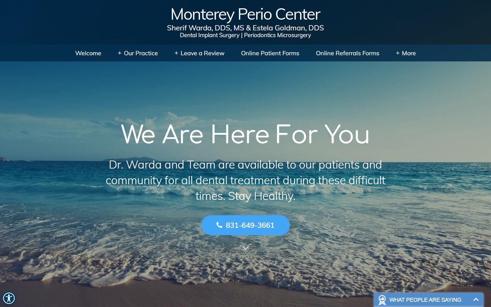 montereyperiocenter.com screenshot