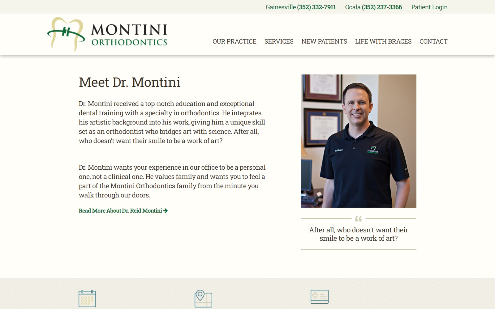 montiniortho.com screenshot